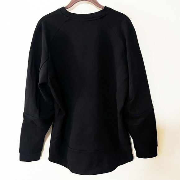 NEW Puma Men’s Crew Neck Long Sleeve Black Pullover Sweatshirt Black Medium - Picture 4 of 10
